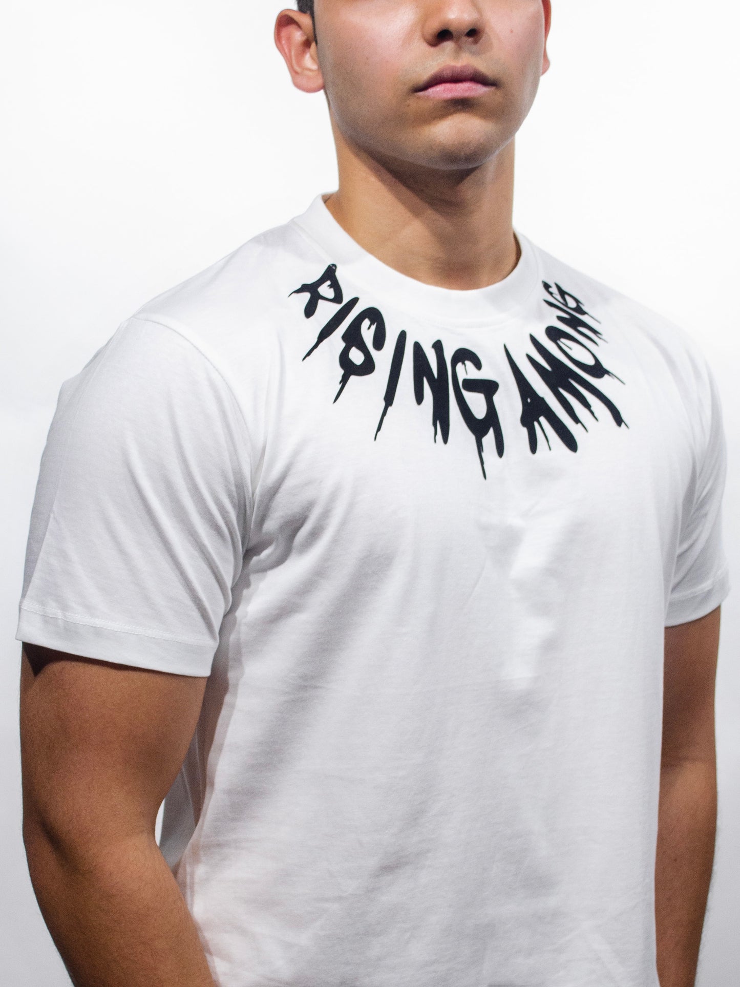 DRIP MUSCLE TEE - WHITE - UNISEX