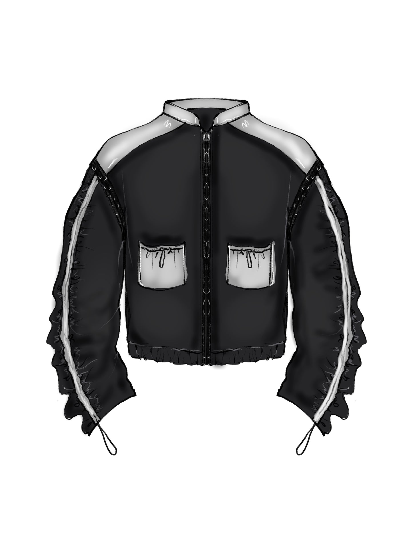 REFLECTIVE PATCH JACKET