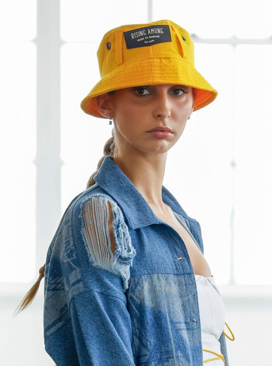 TAXI BUCKET HAT- YELLOW