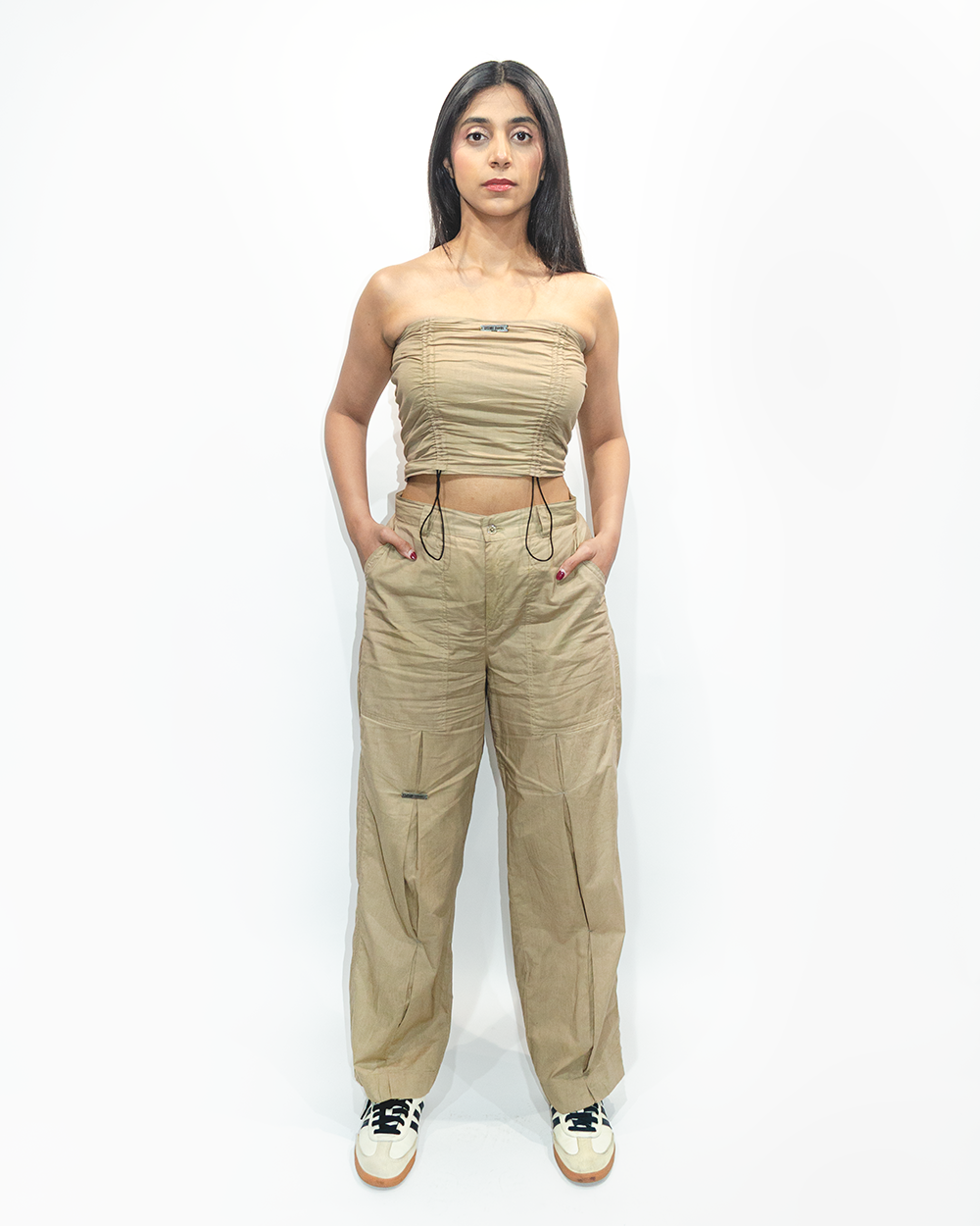 CRUSH COORD SET - BEIGE