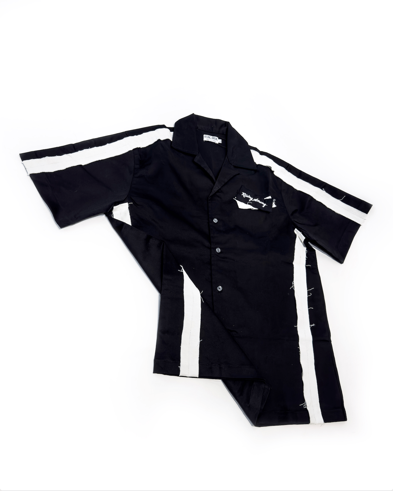 REWORKED BOWLER SHIRT - BLACK