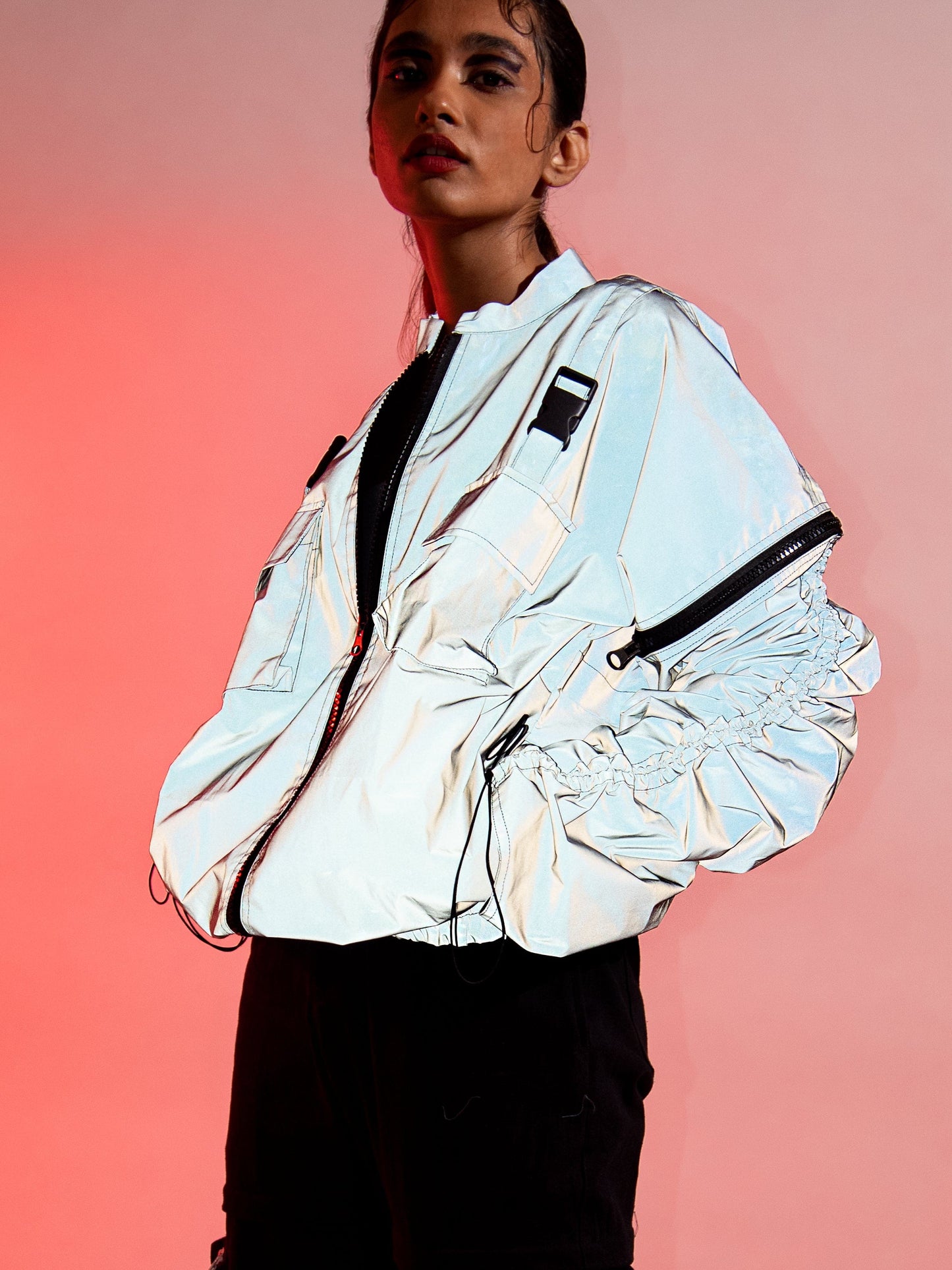 CONVERTIBLE UNISEX JACKET - REFLECTIVE