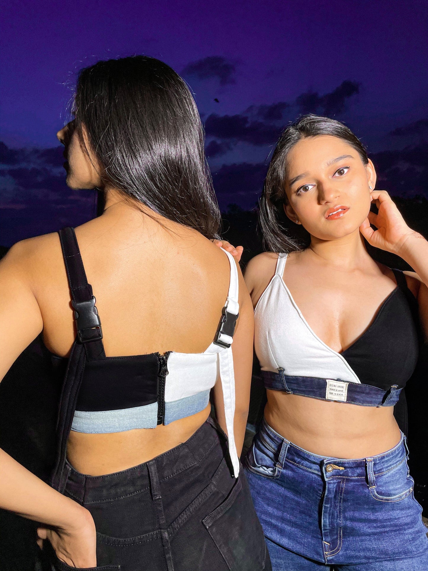 WASTE-BAND BRALETTE