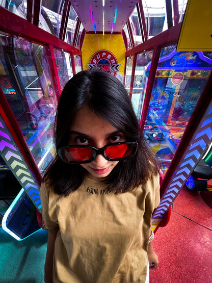 NECKLACE TEE - KHAKI - UNISEX